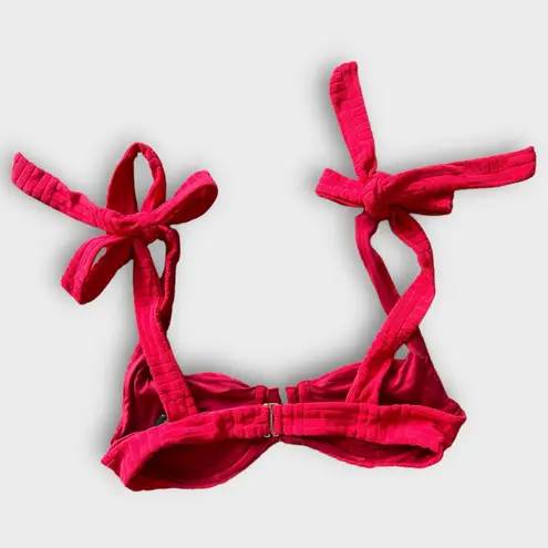 Beach Riot Blair Top in Cherry Terry Size Medium