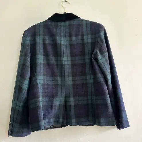 American Vintage  Summit Hill | Deadstock 100% Wool Plaid Tartan Blazer