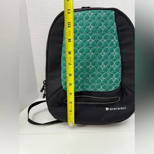 Sherpani Quilted Green and Black Backpack