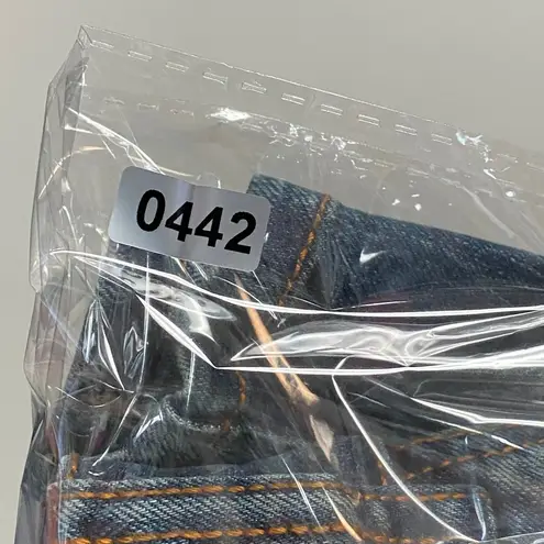 Style 7 Y2k Vintage Denim Mini Skirt Distressed Pockets Blue Women's L Feminine Size L