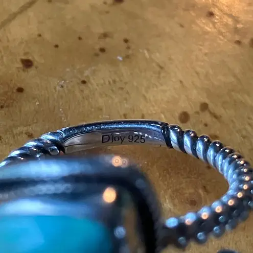 Royston Turquoise Sterling Silver Arrow Ring Blue