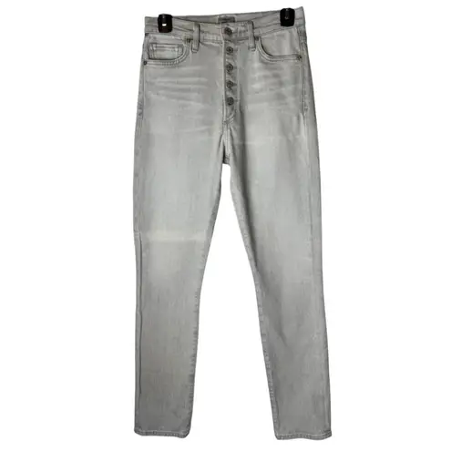 Citizens of Humanity  Jeans Women 26 Gray Olivia Button Fly High Rise‎ Slim Ankle