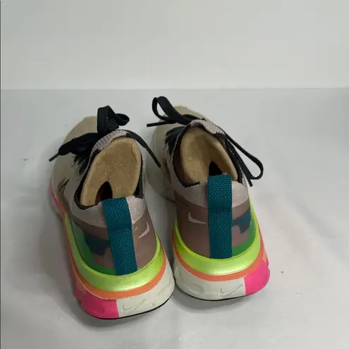 Nike  Women's Athletic Shoes - Beige, Pink, Green