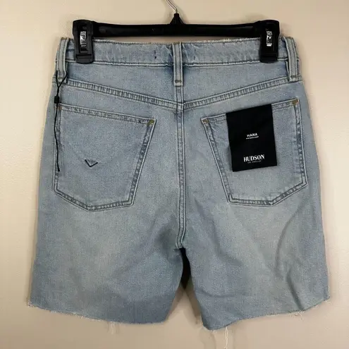 Hudson Jeans NEW Hudson Hana Denim Mini Biker Short in Devout Size 27