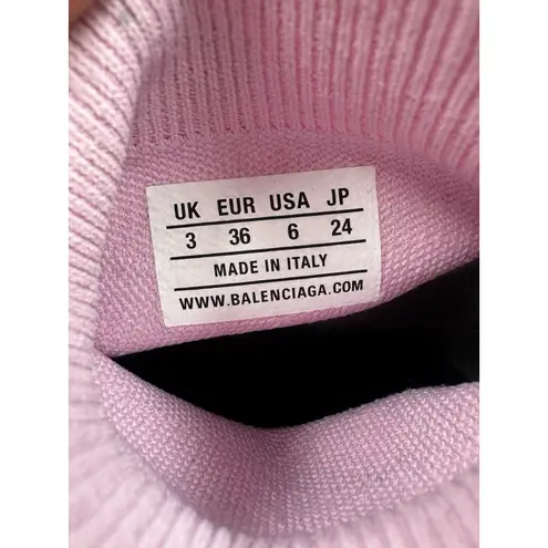 Balenciaga Speed 2.0 All Over Logo Sock Sneakers - Sz 6 US 36 EU