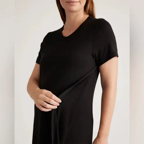 Quince NWOT Elegant Black Women's Maternity T Shirt Dress Sz XS