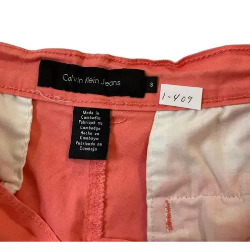 Calvin Klein  Peach Shorts w/ Pockets Women's Size 8 | 1-409