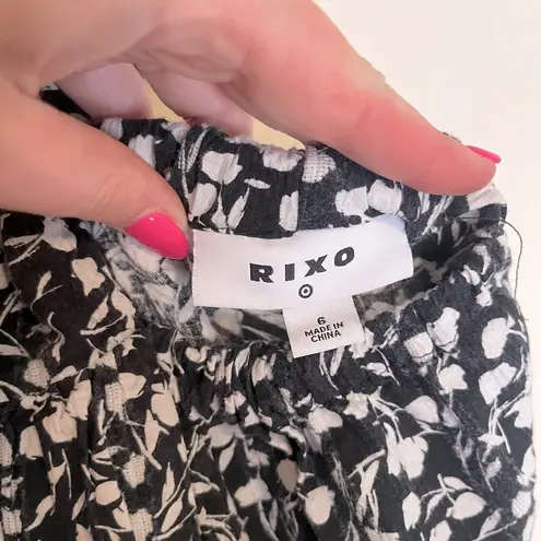 RIXO x Target Floral Midi Dress Black Size 6