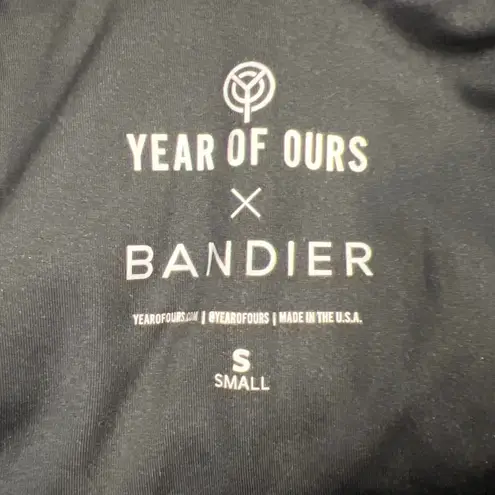 NEW Years of Ours X Bandier Ribbed Reformer Brown Sleeveless Fitted Jumpsuit S