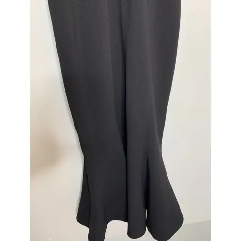 Dress the Population Black Isabelle Crepe Stretch Mermaid Bodycon Midi Medium