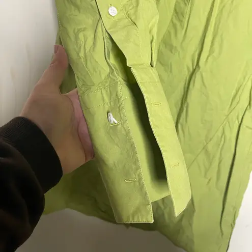 Loewe Cotton shirt dress in Lime Green sz FR 38 US 4-6