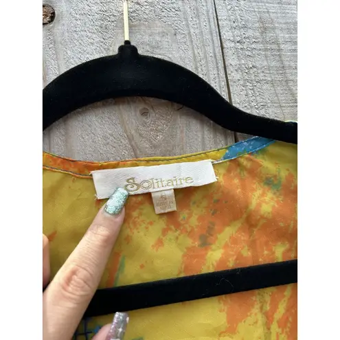 Solitaire by Ravi Khosla Jewel & Bead Encrusted Mini Dress Sheer Size Small‎