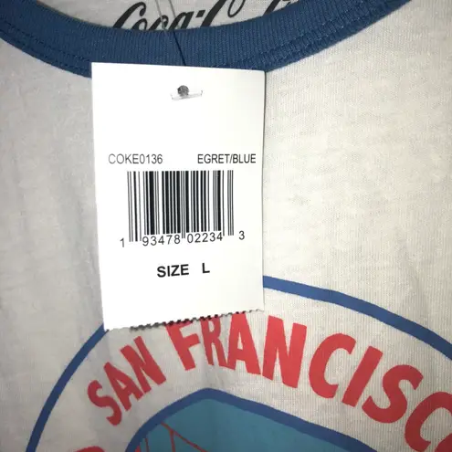 Coca-Cola Tie Front Graphics Tee Size Large