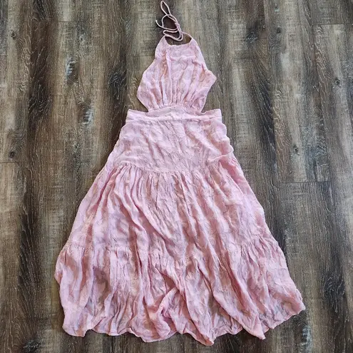 Karina Grimaldi X REVOLVE Lily Dress in Orchid Pink Size Medium Halterneck