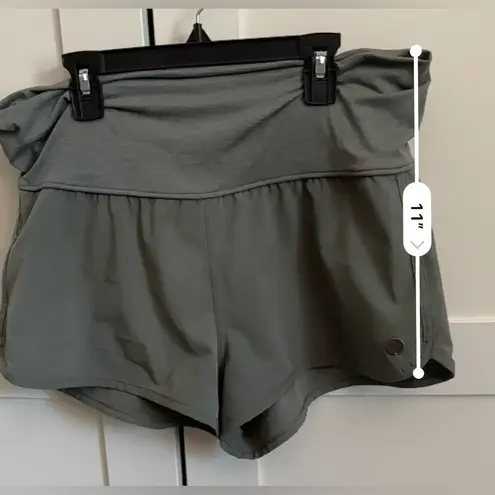 prAna  women's sunriver shorts swim green size medium