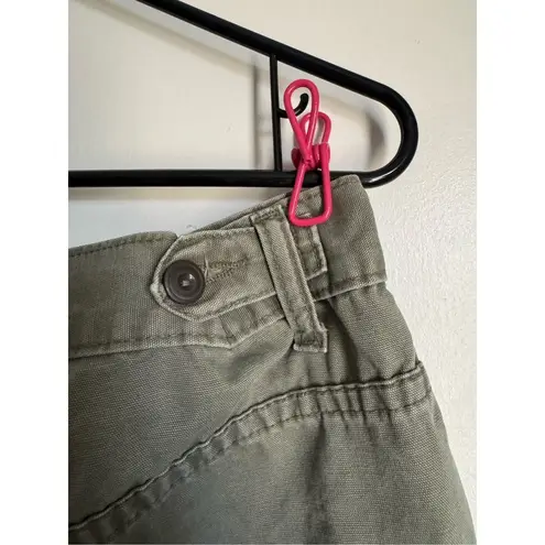 Vintage Levis 100% Cotton Green Full Length Baggy Cargo Carpenter Jeans sz 34/32