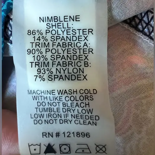 Title Nine Blue Purple Paisley Nimblene Trouble Athletic Tennis Golf Dress - 4