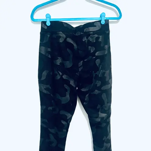 Mud Pie Black Gray Camo Leggings Pants