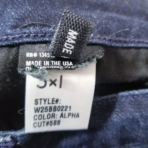 3x1 NYC The Bell Bottom Flare Jeans in Alpha Dark Wash Jeans