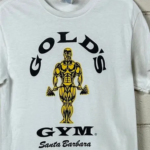 Gold’s Gym Santa Barbara White Tee size S