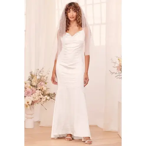 Elliatt Aisle Dress in White X-Large New Womens Maxi Gown Bridal Wedding