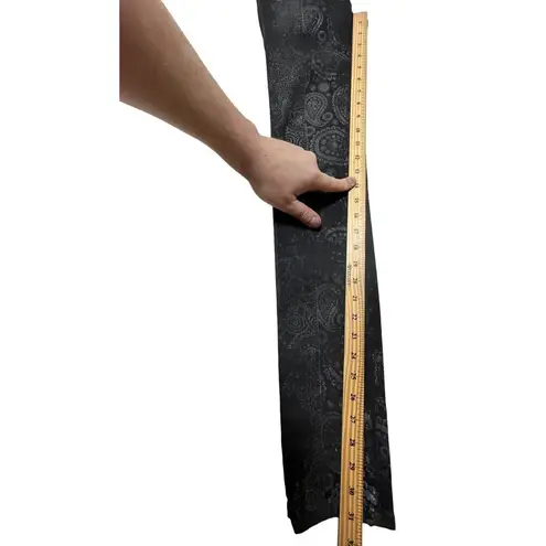 Diesel Skinzee Super Slim Regular Waist Black Coated Custom Paisley Print 25