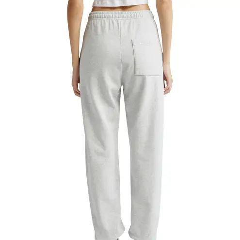 Sporty & Rich Wellness Club Cotton Blend Graphic Sweatpants Size XL Gray