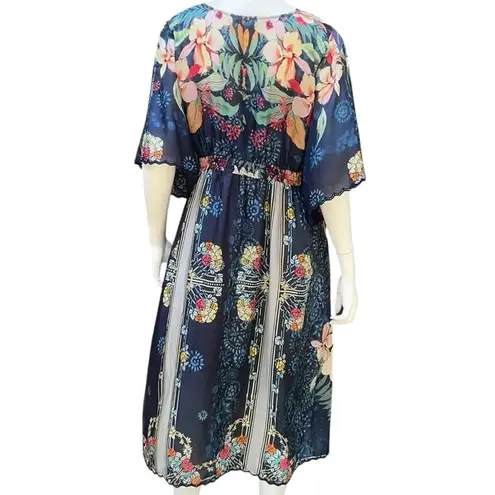 Johnny Was silk Annia Dress NWT