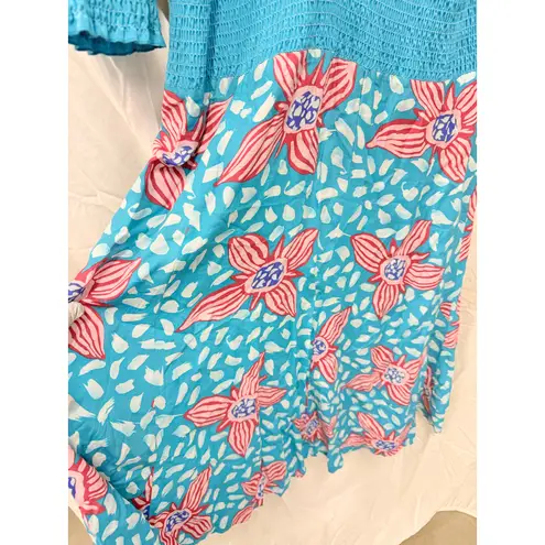 Vintage 80s Dress Jeanne Marc Avant Garde Designer Dress Size 6 Whimsical Blue