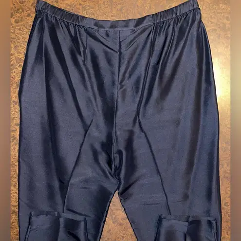 Valerie Stevens Pure Silk Business Casual Pants - size 18W