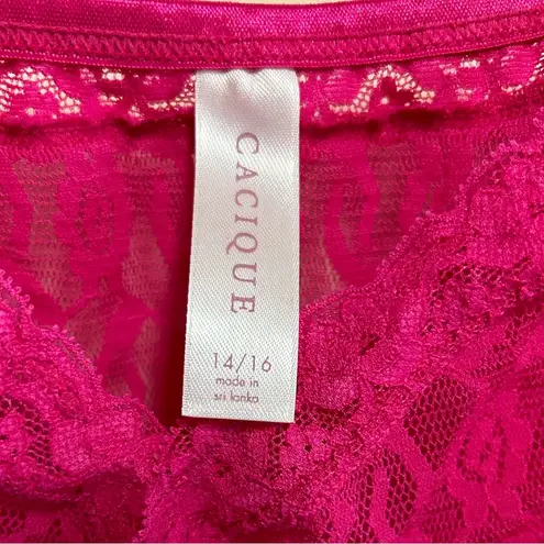 Lane Bryant  Cacique stretch lace camisole size 14/16