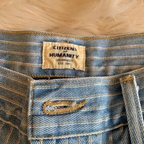 Citizens of Humanity  premium vintage Bree relaxed striped shorts size 27
