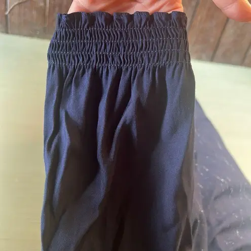 Rebecca Taylor Wool Blend Navy Cross Hatch Dress