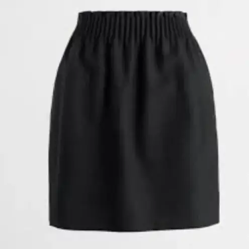 J. Crew Factory Sidewalk Skirt Black Wool Size 6