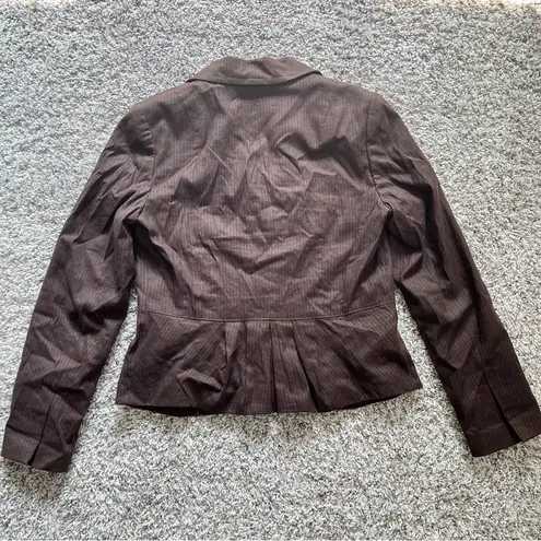 Banana Republic  Women’s Blazer Brown Size 8 Career Suit Business Casual Jacket