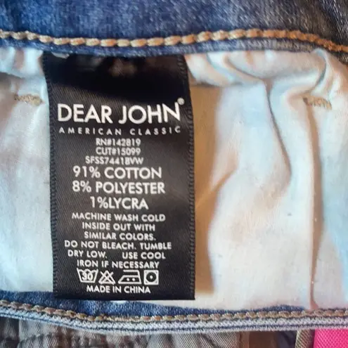 Dear John  denim shorts sz 27