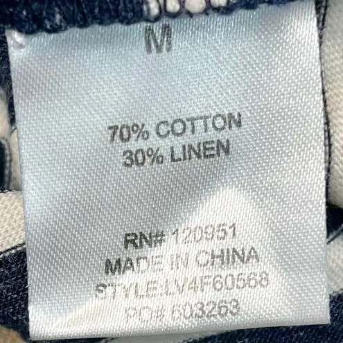 Olive & Oak Stripe Long Sleeve Cropped Top Medium