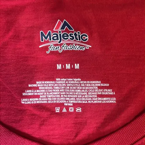 NFL Houston Texans  Majestic Red Women's Short Sleeved T-Shirt NWT - Image 3