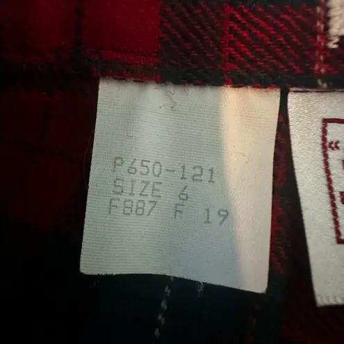 Pendleton Vintage 100% Wool Tartan Plaid Skirt - Size 6 Petite