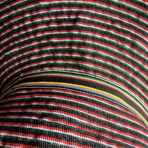 San Diego Hat Co Striped Wide Brim Floppy Sun Beach Vacation Summer Resort Blue