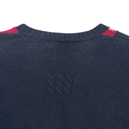 Marisa Christina Sweater Womens Size XL Red White Blue Cardigan American