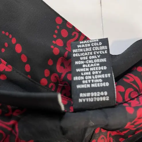 Maggie Barnes Purple Black Sheer Button Up Blouse Size 5X