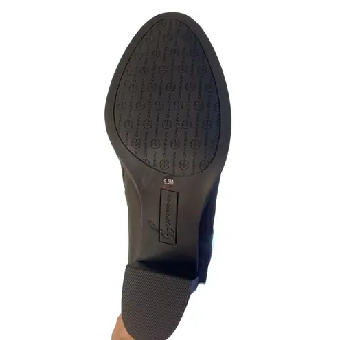 Giani Bernini Boots Womens 9.5 Brown Dress Boots Heeled Memory Foam Zip