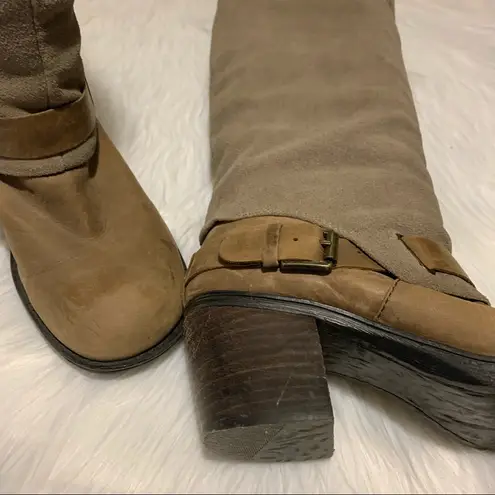 Bandolino  Tan Suede Boots