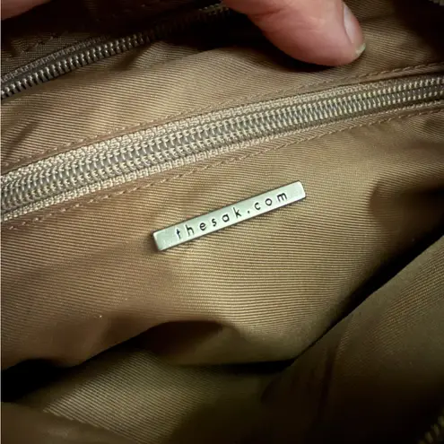 The Sak Vintage 2009 taupe woven mini hand bag