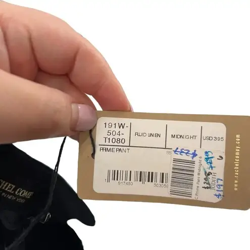 Rachel Comey Prime Pant in Fluid Linen Midnight Navy Blue Size US 6