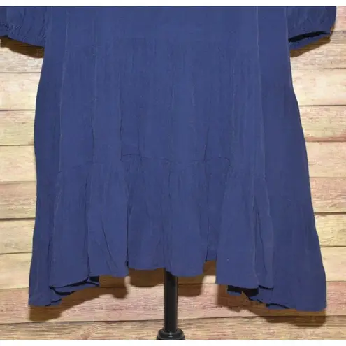 Dress Forum Ladies Lined Flared Tiered Dress A-Line M 3/4 Sleeves Knee Length