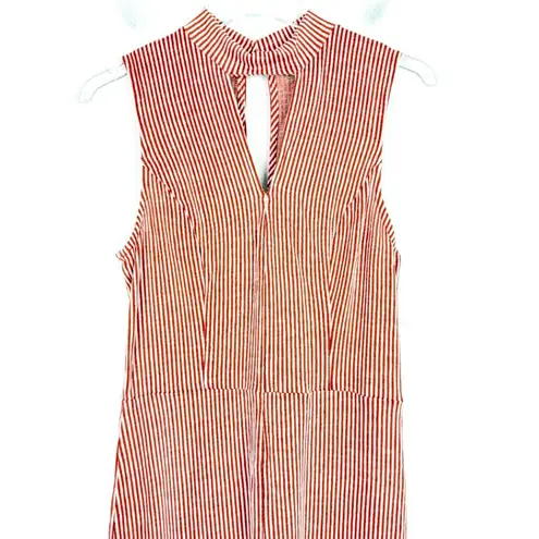 Modcloth NWT  For the Bliss of It Jumpsuit Orange Stripes Size Medium M NEW - Image 3