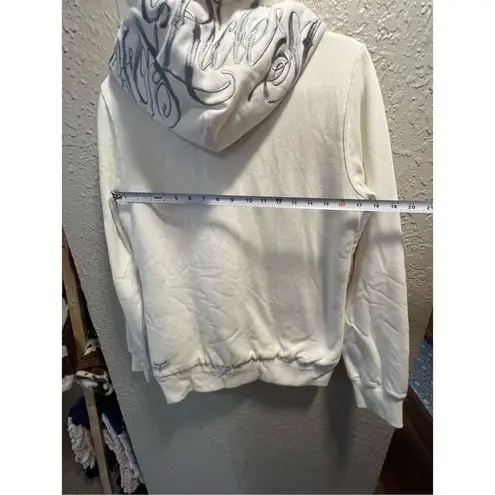 Fox Racing White Sherpa Full Zip Hoodie Size XL