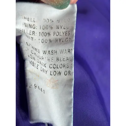 Vintage 90s Inside Edge Purple Blue One Piece Ski Suit Youth XL Womens Fit Snow Size M